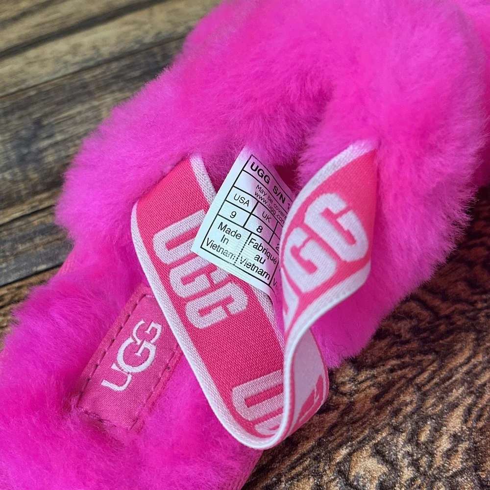 UGG Oh Yeah Slingback Slippers Toddler Girls 9 Hot Pink Girly